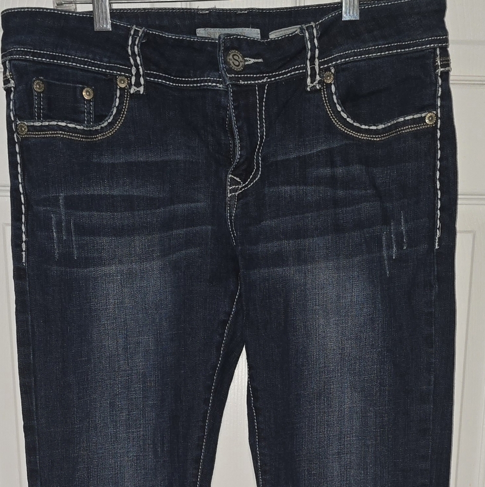 Blue Bootcut Medium rise Womens size regular 14  stetson denim jeans